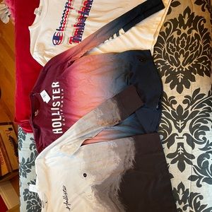 3 men’s long sleeve shirts. 2 NWT adult small